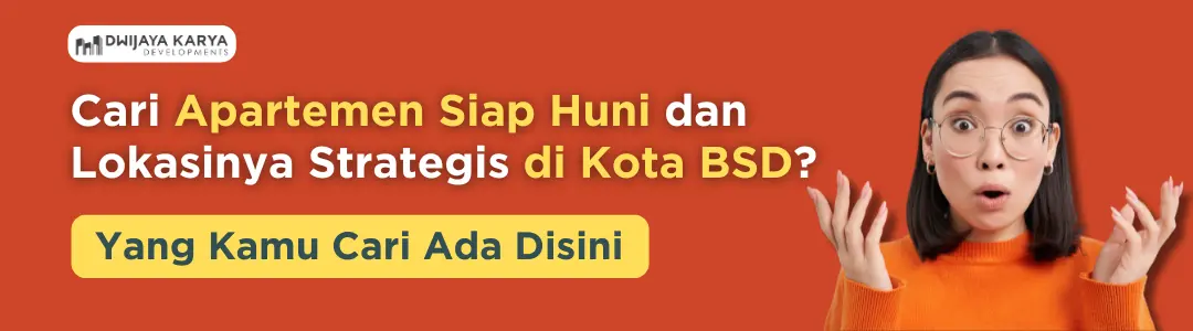 Apartemen siap huni Akasa Pure Living