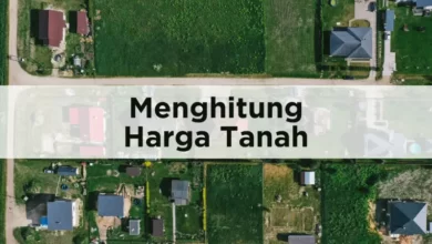 cara hitung harga tanah per meter persegi