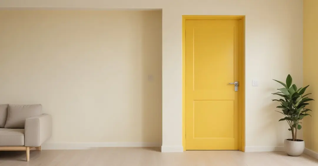 Ide pintu rumah warna kuning