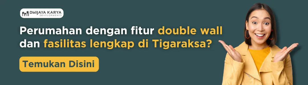 Perumahan dengan double wall dan fasilitas lengkap