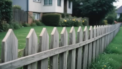 contoh pagar kayu untuk halaman rumah