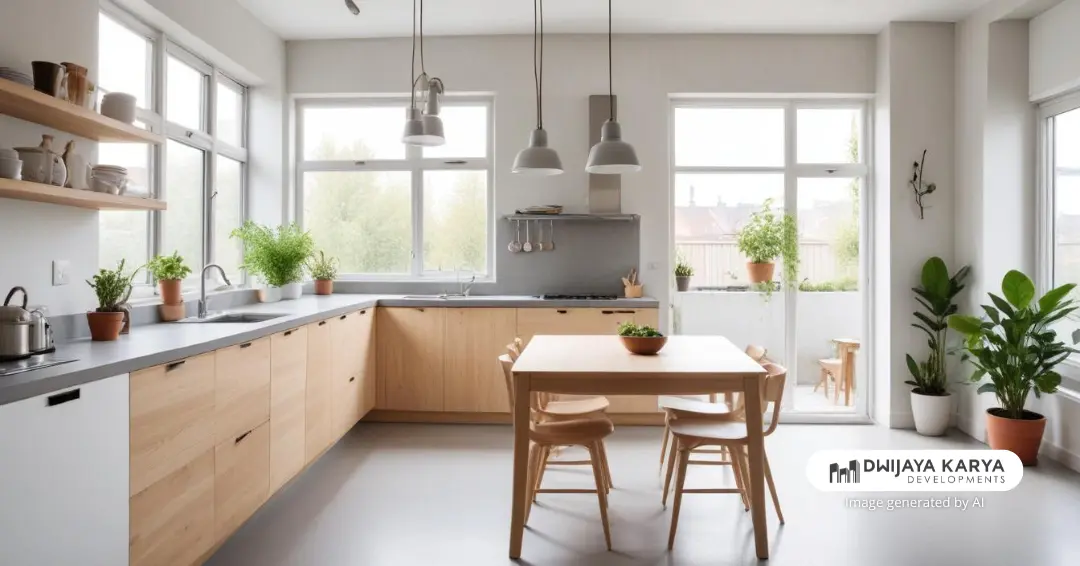Desain dapur minimalis dengan gaya Scandinavia