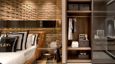 Walk-in closet di Show Unit Apartemen