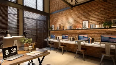 Gambar Konsep SOHO atau Ruang Kerja di Rumah